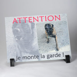 Plaque en aluminium